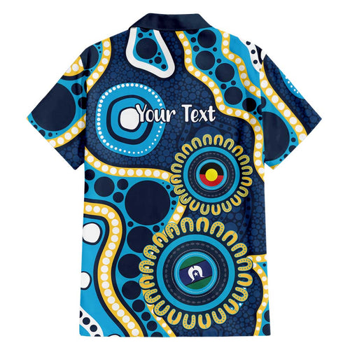 Titans NAIDOC Week 2026 Personalised Family Matching Long Sleeve Bodycon Dress and Hawaiian Shirt 50 Years of Deadly Aboriginal Art