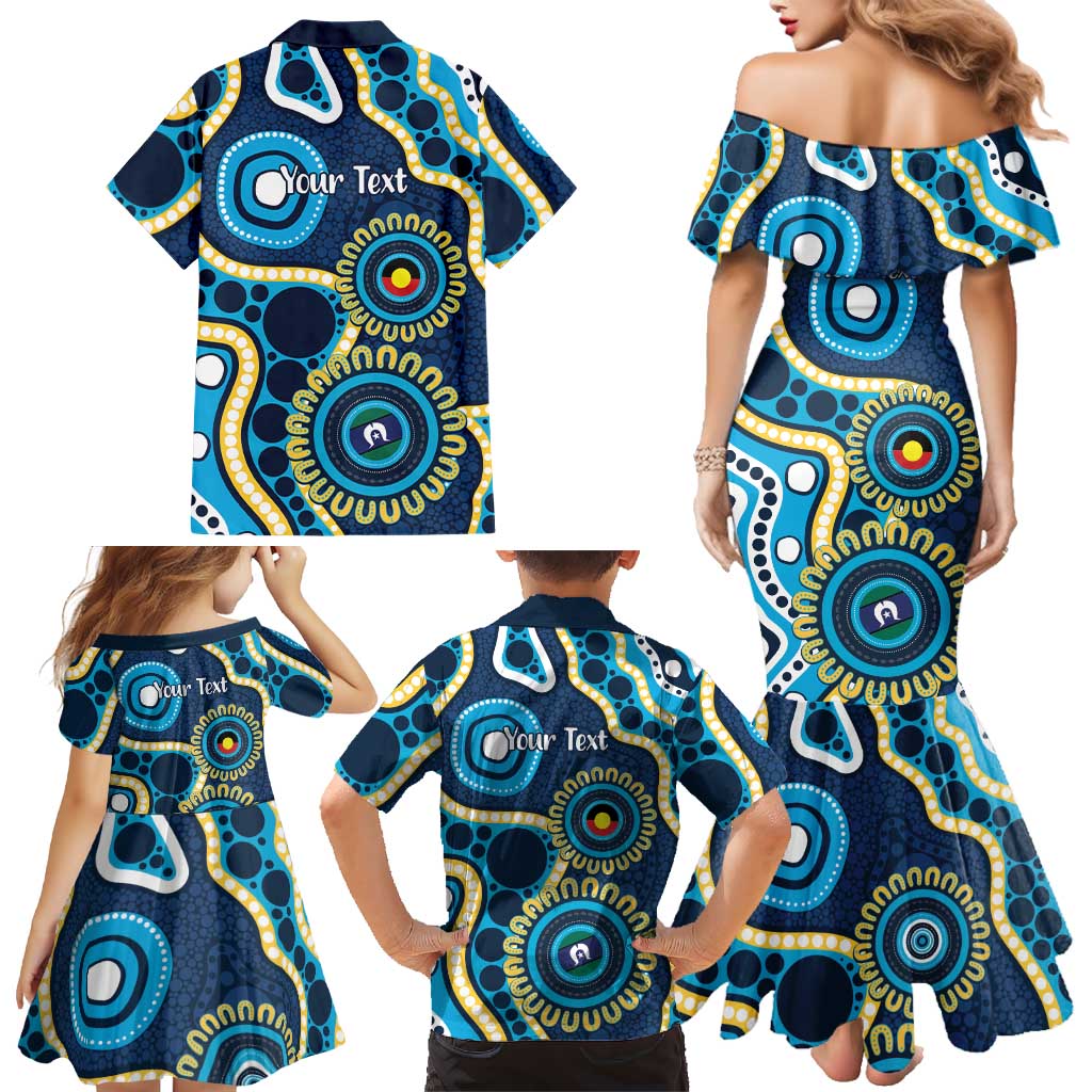 Titans NAIDOC Week 2026 Personalised Family Matching Mermaid Dress and Hawaiian Shirt 50 Years of Deadly Aboriginal Art
