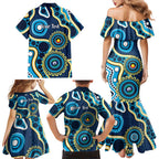 Titans NAIDOC Week 2026 Personalised Family Matching Mermaid Dress and Hawaiian Shirt 50 Years of Deadly Aboriginal Art