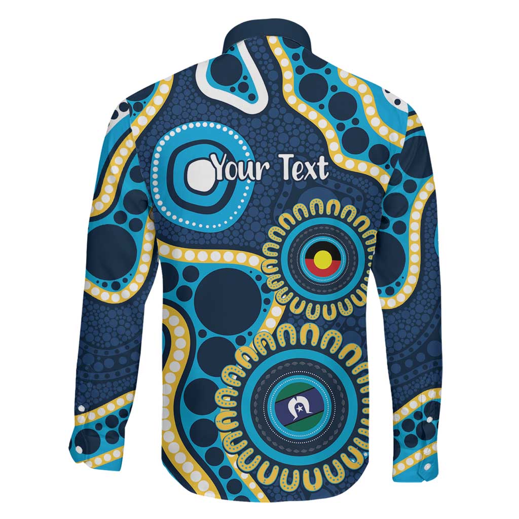 Titans NAIDOC Week 2026 Personalised Family Matching Off The Shoulder Long Sleeve Dress and Hawaiian Shirt 50 Years of Deadly Aboriginal Art
