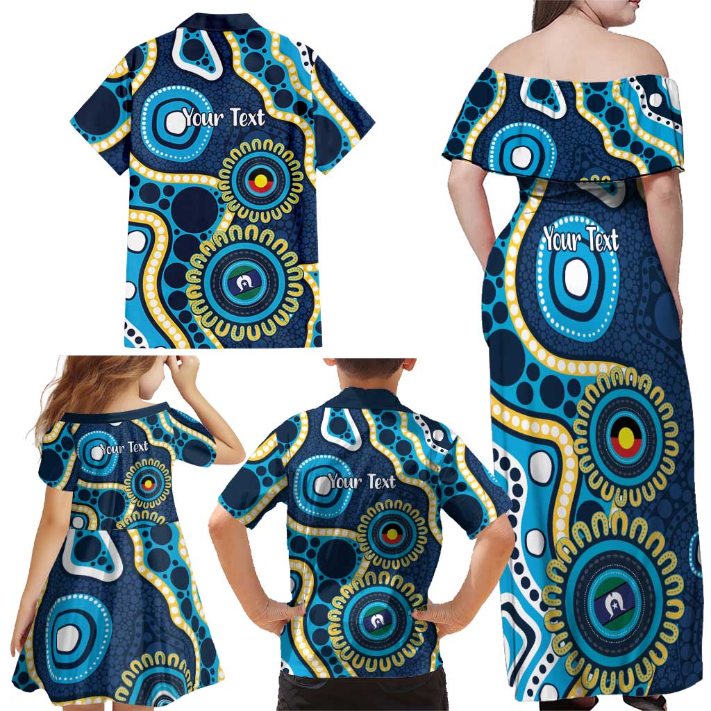 Titans NAIDOC Week 2026 Personalised Family Matching Off Shoulder Maxi Dress and Hawaiian Shirt 50 Years of Deadly Aboriginal Art