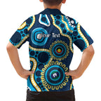 Titans NAIDOC Week 2026 Personalised Family Matching Off Shoulder Short Dress and Hawaiian Shirt 50 Years of Deadly Aboriginal Art