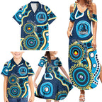 Titans NAIDOC Week 2026 Personalised Family Matching Summer Maxi Dress and Hawaiian Shirt 50 Years of Deadly Aboriginal Art
