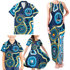 Titans NAIDOC Week 2026 Personalised Family Matching Tank Maxi Dress and Hawaiian Shirt 50 Years of Deadly Aboriginal Art