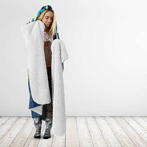 Titans NAIDOC Week 2026 Personalised Hooded Blanket 50 Years of Deadly Aboriginal Art