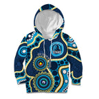 Titans NAIDOC Week 2026 Personalised Kid Hoodie 50 Years of Deadly Aboriginal Art