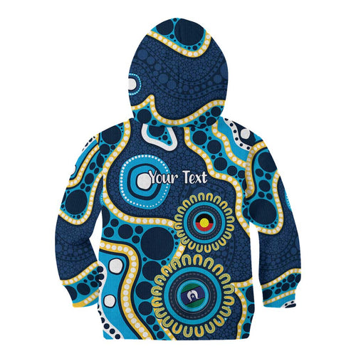 Titans NAIDOC Week 2026 Personalised Kid Hoodie 50 Years of Deadly Aboriginal Art