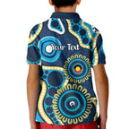 Titans NAIDOC Week 2026 Personalised Kid Polo Shirt 50 Years of Deadly Aboriginal Art