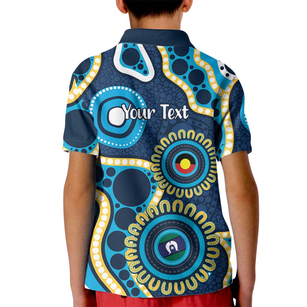 Titans NAIDOC Week 2026 Personalised Kid Polo Shirt 50 Years of Deadly Aboriginal Art