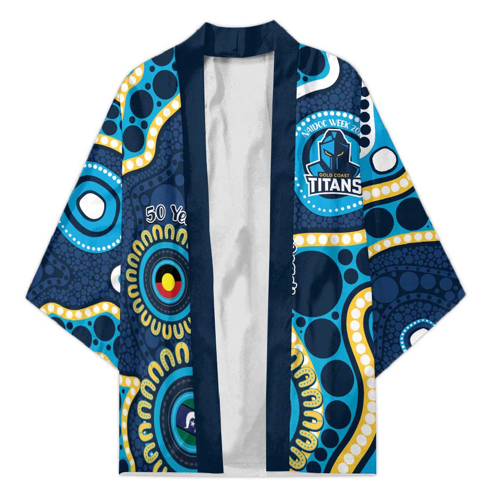 Titans NAIDOC Week 2026 Personalised Kimono 50 Years of Deadly Aboriginal Art