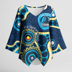 Titans NAIDOC Week 2026 Personalised Kimono Sleeve Blouse 50 Years of Deadly Aboriginal Art