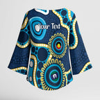 Titans NAIDOC Week 2026 Personalised Kimono Sleeve Blouse 50 Years of Deadly Aboriginal Art