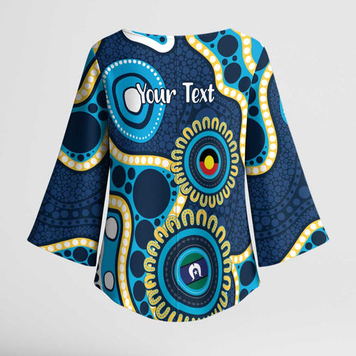 Titans NAIDOC Week 2026 Personalised Kimono Sleeve Blouse 50 Years of Deadly Aboriginal Art