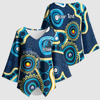 Titans NAIDOC Week 2026 Personalised Kimono Sleeve Blouse 50 Years of Deadly Aboriginal Art