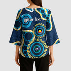 Titans NAIDOC Week 2026 Personalised Kimono Sleeve Blouse 50 Years of Deadly Aboriginal Art