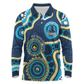 Titans NAIDOC Week 2026 Personalised Long Sleeve Polo Shirt 50 Years of Deadly Aboriginal Art