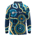 Titans NAIDOC Week 2026 Personalised Long Sleeve Polo Shirt 50 Years of Deadly Aboriginal Art