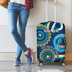 Titans NAIDOC Week 2026 Personalised Luggage Cover 50 Years of Deadly Aboriginal Art