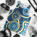 Titans NAIDOC Week 2026 Personalised Men Tank Top 50 Years of Deadly Aboriginal Art