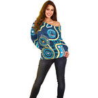 Titans NAIDOC Week 2026 Personalised Off Shoulder Sweater 50 Years of Deadly Aboriginal Art