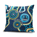 Titans NAIDOC Week 2026 Personalised Pillow Cover 50 Years of Deadly Aboriginal Art
