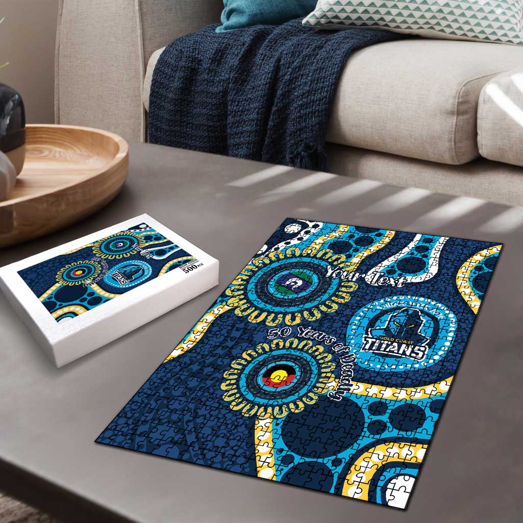 Titans NAIDOC Week 2026 Personalised Puzzle 50 Years of Deadly Aboriginal Art
