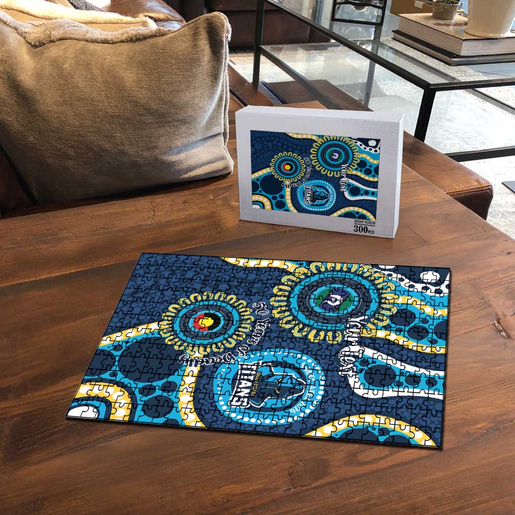 Titans NAIDOC Week 2026 Personalised Puzzle 50 Years of Deadly Aboriginal Art