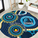 Titans NAIDOC Week 2026 Personalised Round Carpet 50 Years of Deadly Aboriginal Art