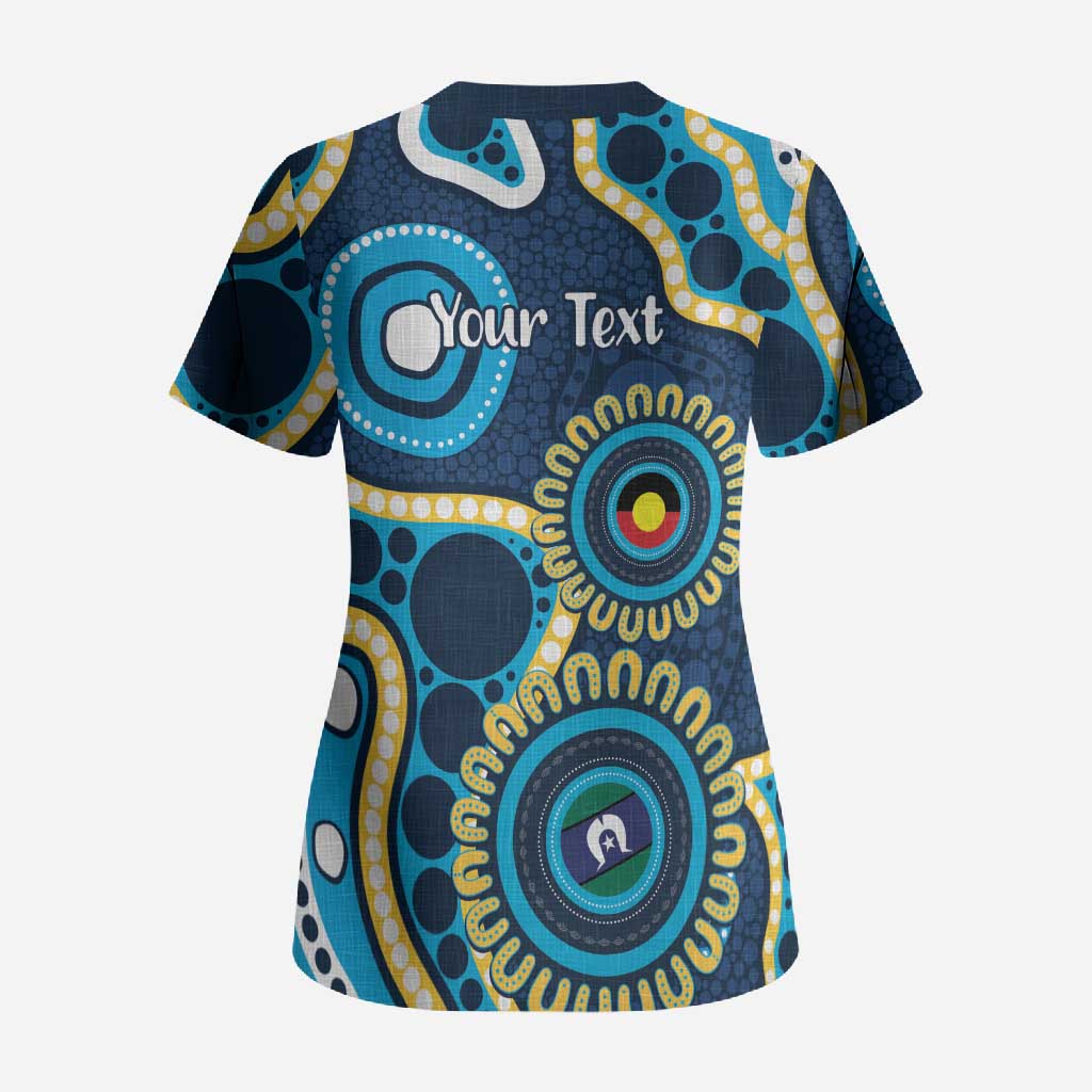 Titans NAIDOC Week 2026 Personalised Scrub Top 50 Years of Deadly Aboriginal Art