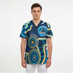 Titans NAIDOC Week 2026 Personalised Scrub Top 50 Years of Deadly Aboriginal Art