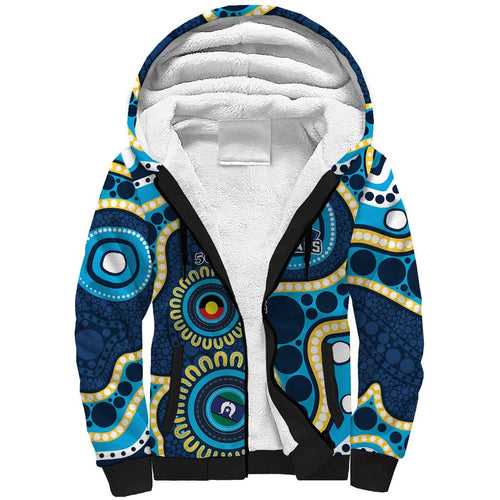 Titans NAIDOC Week 2026 Personalised Sherpa Hoodie 50 Years of Deadly Aboriginal Art