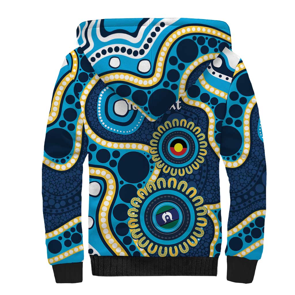 Titans NAIDOC Week 2026 Personalised Sherpa Hoodie 50 Years of Deadly Aboriginal Art