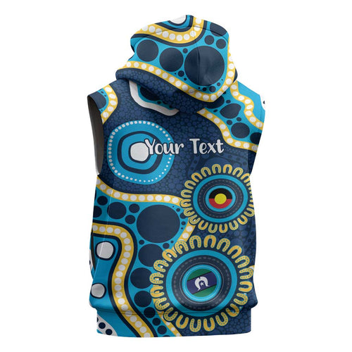Titans NAIDOC Week 2026 Personalised Sleeveless Hoodie 50 Years of Deadly Aboriginal Art