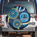 Titans NAIDOC Week 2026 Personalised Spare Tire Cover 50 Years of Deadly Aboriginal Art