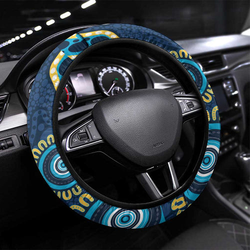 Titans NAIDOC Week 2026 Steering Wheel Cover 50 Years of Deadly Aboriginal Art