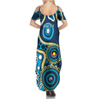 Titans NAIDOC Week 2026 Personalised Summer Maxi Dress 50 Years of Deadly Aboriginal Art