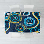 Titans NAIDOC Week 2026 Personalised Tablecloth 50 Years of Deadly Aboriginal Art