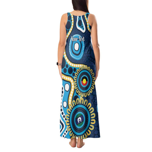 Titans NAIDOC Week 2026 Personalised Tank Maxi Dress 50 Years of Deadly Aboriginal Art