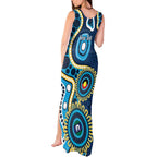Titans NAIDOC Week 2026 Personalised Tank Maxi Dress 50 Years of Deadly Aboriginal Art
