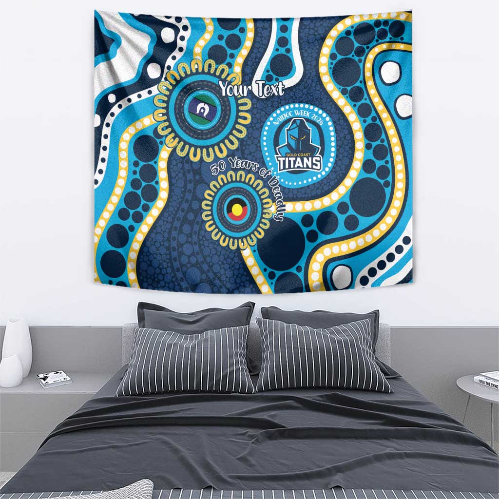 Titans NAIDOC Week 2026 Personalised Tapestry 50 Years of Deadly Aboriginal Art