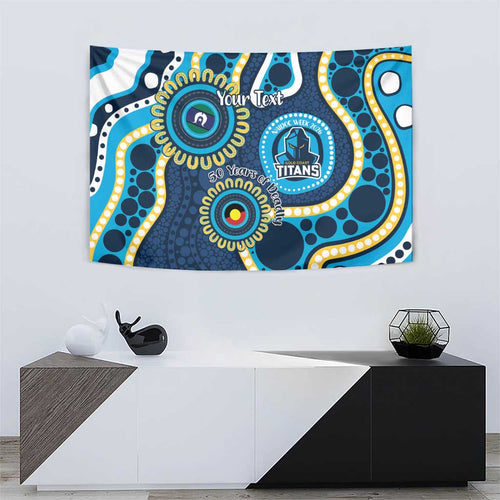 Titans NAIDOC Week 2026 Personalised Tapestry 50 Years of Deadly Aboriginal Art