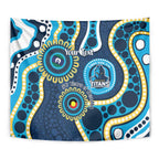 Titans NAIDOC Week 2026 Personalised Tapestry 50 Years of Deadly Aboriginal Art