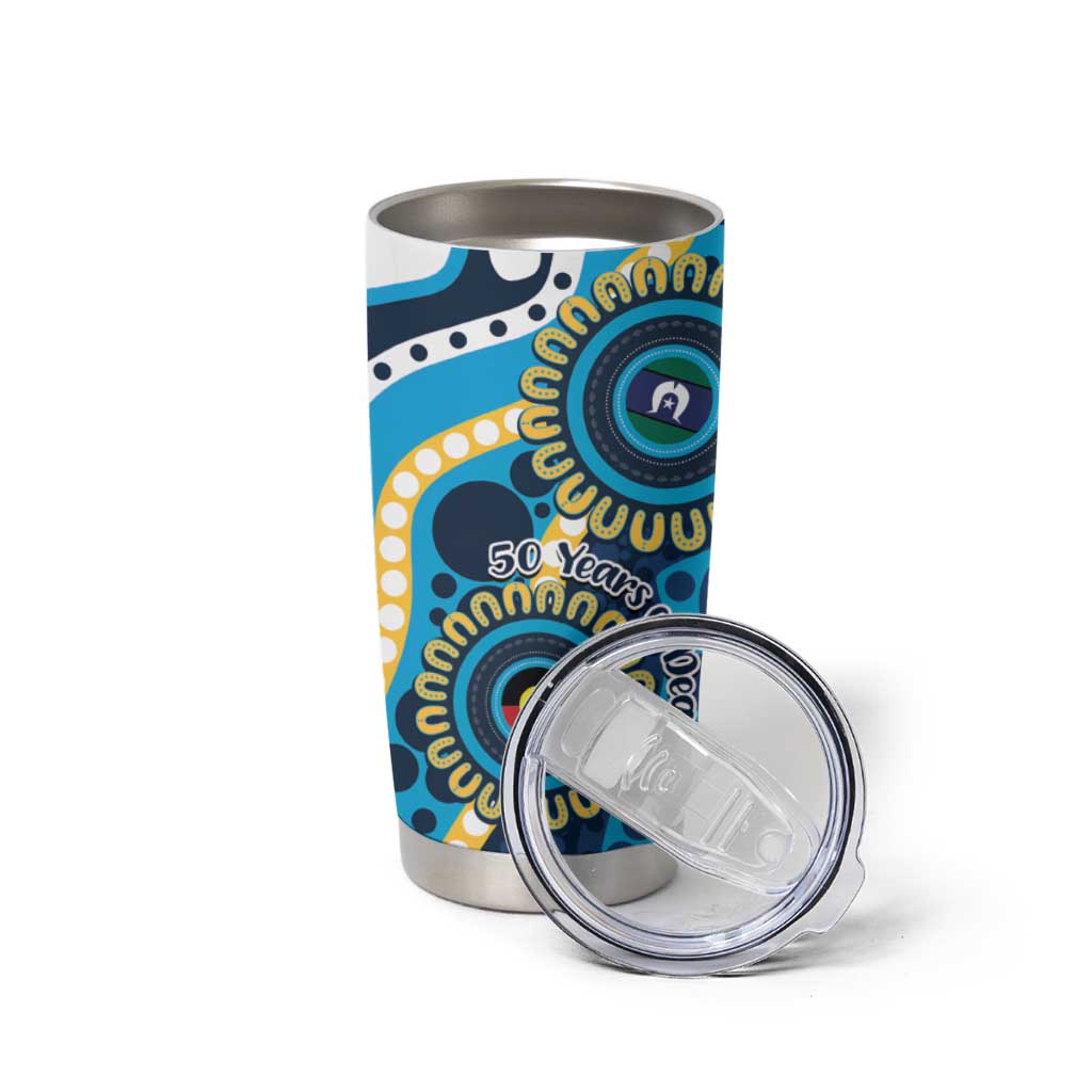 Titans NAIDOC Week 2026 Personalised Tumbler Cup 50 Years of Deadly Aboriginal Art
