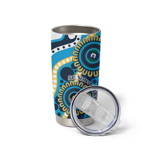 Titans NAIDOC Week 2026 Personalised Tumbler Cup 50 Years of Deadly Aboriginal Art