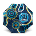 Titans NAIDOC Week 2026 Personalised Umbrella 50 Years of Deadly Aboriginal Art