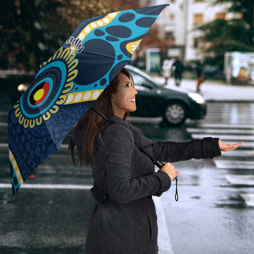 Titans NAIDOC Week 2026 Personalised Umbrella 50 Years of Deadly Aboriginal Art