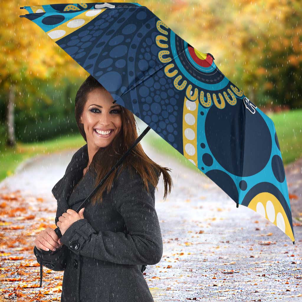 Titans NAIDOC Week 2026 Personalised Umbrella 50 Years of Deadly Aboriginal Art