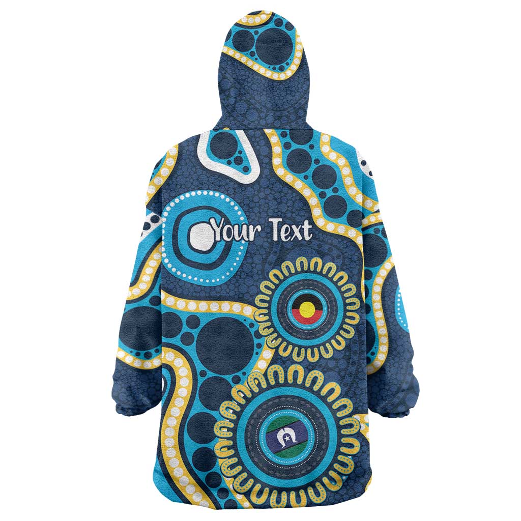 Titans NAIDOC Week 2026 Personalised Wearable Blanket Hoodie 50 Years of Deadly Aboriginal Art