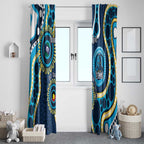 Titans NAIDOC Week 2026 Personalised Window Curtain 50 Years of Deadly Aboriginal Art