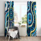 Titans NAIDOC Week 2026 Personalised Window Curtain 50 Years of Deadly Aboriginal Art
